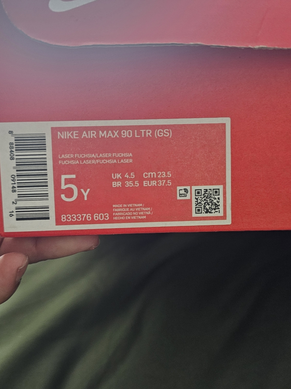 Nike Air Max 90 LTR (GS) - Laser Fuchsia
